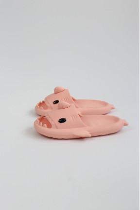 WG500 Köpekbalığı Pembe Unisex Tam Ortopedik Terlik Shark Slides