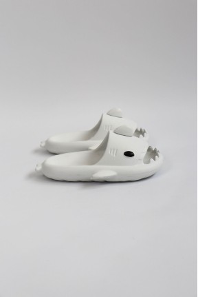WG500 Köpekbalığı Beyaz Unisex Tam Ortopedik Terlik Shark Slides Cocuk WG500 Köpekbalığı Beyaz Unisex Tam Ortopedik Terlik Shark Slides Cocuk
