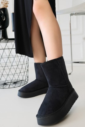 Sophia Siyah Süet Bot Sophia Siyah Süet Bot