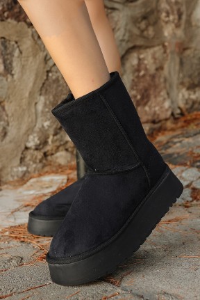 Sophia Siyah Süet Bot Sophia Siyah Süet Bot