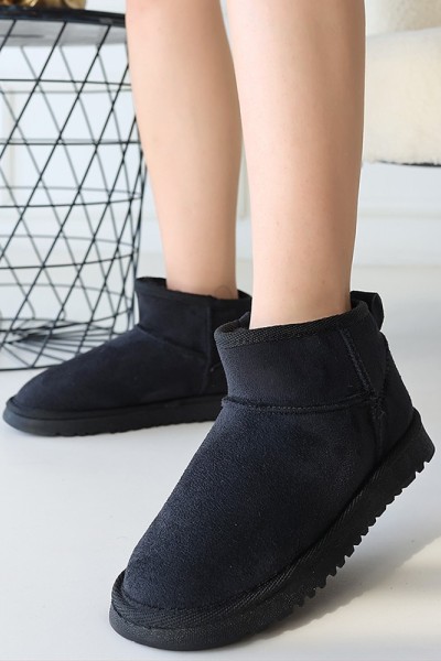 Elsa Siyah Süet Bot Elsa Siyah Süet Bot