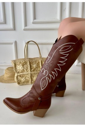 Jilla Taba Cilt Tak Çıkar Topuklu Bot Ve Çizme Jilla Taba Cilt Tak Çıkar Topuklu Bot Ve Çizme