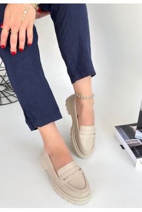 Narli Bej Cilt Oxford Ayakkabı Narli Bej Cilt Oxford Ayakkabı