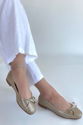 Icar Bej Cilt Babet Ayakkabı Icar Bej Cilt Babet Ayakkabı