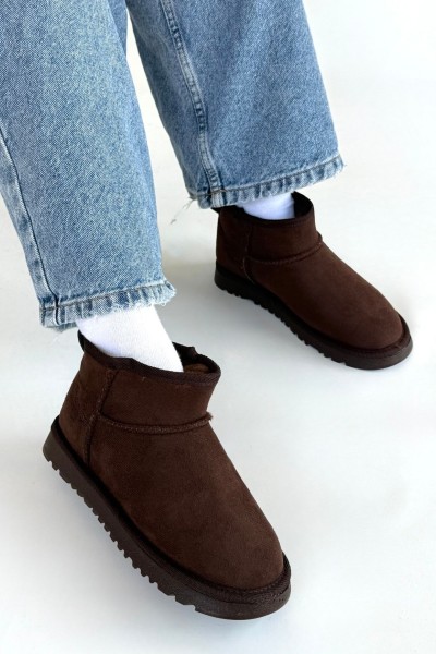 Elsa Kahverengi Süet Bot Elsa Kahverengi Süet Bot