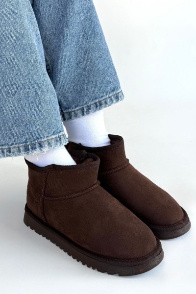 Elsa Kahverengi Süet Bot Elsa Kahverengi Süet Bot