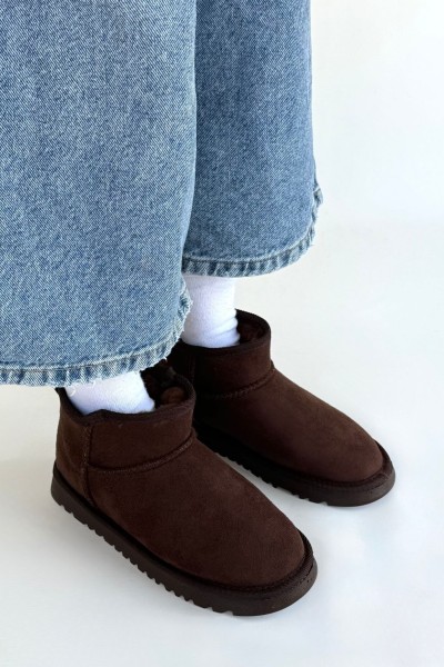 Elsa Kahverengi Süet Bot Elsa Kahverengi Süet Bot