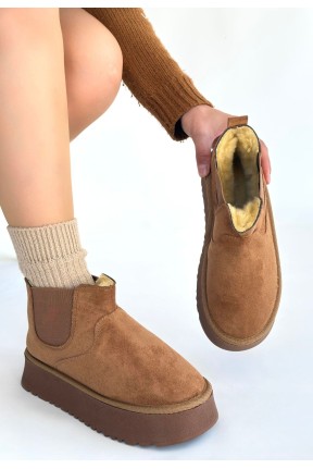 Vision Taba Süet Yandan Lastikli Bot Vision Taba Süet Yandan Lastikli Bot