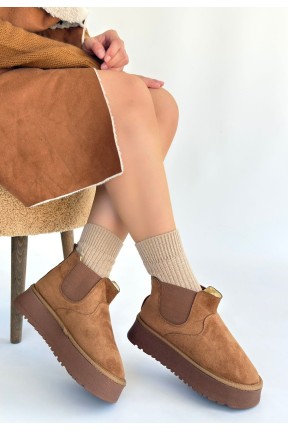 Vision Taba Süet Yandan Lastikli Bot Vision Taba Süet Yandan Lastikli Bot