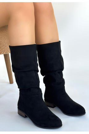 Plod Siyah Süet Çizme Plod Siyah Süet Çizme