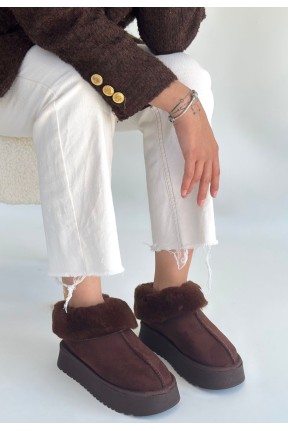 Edali Kahverengi Süet Bot