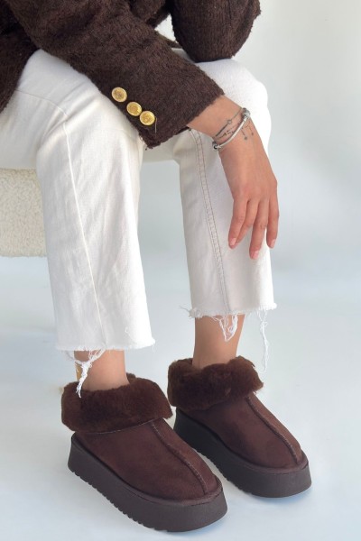 Edali Kahverengi Süet Bot