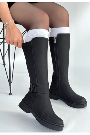 Diona Siyah Nubuk Çizme Diona Siyah Nubuk Çizme