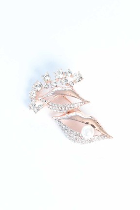 Zirkon Taşlı Metal Broş Zirkon Taşlı Metal Broş