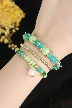 çoklu Boncuklu Kadın Bileklik