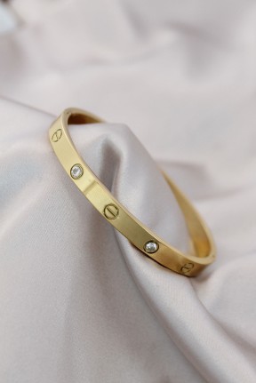 316l çelik Gold Renk Zirkon Taşlı Bileklik 316l çelik Gold Renk Zirkon Taşlı Bileklik