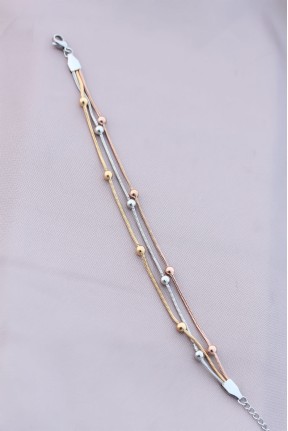 316l Kararmaz çelik Gümüş Renk Top Zincirli Kadın Bileklik 316l Kararmaz çelik Gümüş Renk Top Zincirli Kadın Bileklik