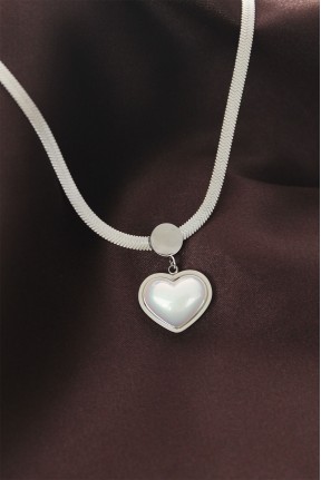 316l çelik İtalyan Zincir Kalp Kolye 316l çelik İtalyan Zincir Kalp Kolye