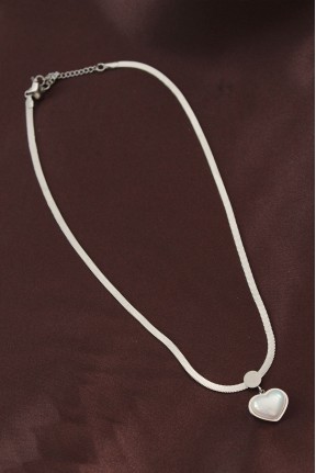 316l çelik İtalyan Zincir Kalp Kolye 316l çelik İtalyan Zincir Kalp Kolye