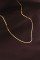 çelik Gold Renk 60 Cm İnce İtalyan Zincir Kolye