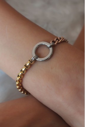 çelik Mix Renk Kadın Bileklik çelik Mix Renk Kadın Bileklik