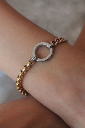 çelik Mix Renk Kadın Bileklik çelik Mix Renk Kadın Bileklik