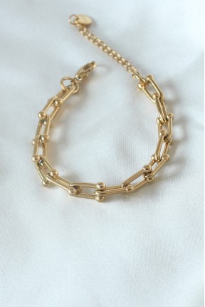 316l çelik Gold Renk Tifany Model Kadın Bileklik