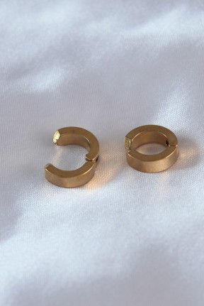316l çelik Gold Renk Sıkıştırmalı Erkek Küpe 316l çelik Gold Renk Sıkıştırmalı Erkek Küpe