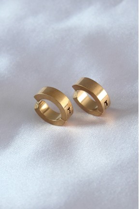 316l çelik Gold Renk Sıkıştırmalı Erkek Küpe 316l çelik Gold Renk Sıkıştırmalı Erkek Küpe