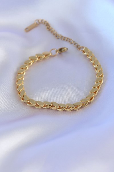 316l çelik Arpa Gold Renk Kadın Bileklik