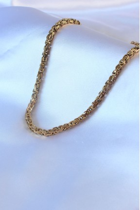 316l çelik Gold Renk Kral Zincir Model Erkek Kolye 316l çelik Gold Renk Kral Zincir Model Erkek Kolye