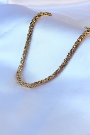 316l çelik Gold Renk Kral Zincir Model Erkek Kolye 316l çelik Gold Renk Kral Zincir Model Erkek Kolye