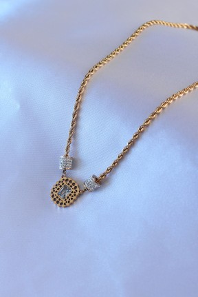 316l çelik Gold Renk Lotus Model Zirkon Taşlı Burgu Zincir Kadın Kolye 316l çelik Gold Renk Lotus Model Zirkon Taşlı Burgu Zincir Kadın Kolye