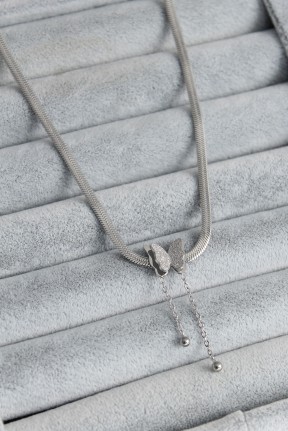 316l çelik Gümüş Renk İtalyan Zincir Model Simli Kelebek Figür Kadın Kolye 316l çelik Gümüş Renk İtalyan Zincir Model Simli Kelebek Figür Kadın Kolye