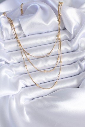 316l çelik Gold Renk 3'lü Minimal Toplu Kadın Kolye 316l çelik Gold Renk 3'lü Minimal Toplu Kadın Kolye