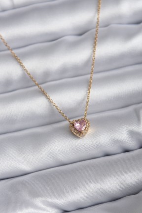 316l çelik Zincir Gold Renk Pembe Zirkon Taşlı Charm Kadın Kolye 316l çelik Zincir Gold Renk Pembe Zirkon Taşlı Charm Kadın Kolye