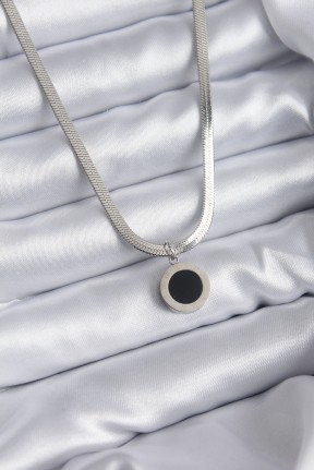 316l çelik Gümüş Renk İtalyan Zincir Model İşleme Detay Kadın Kolye 316l çelik Gümüş Renk İtalyan Zincir Model İşleme Detay Kadın Kolye