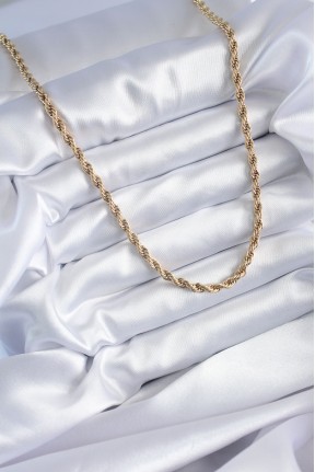 316l çelik Gold Renk 60 Cm Burgu Model Kadın Kolye 316l çelik Gold Renk 60 Cm Burgu Model Kadın Kolye