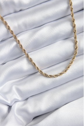 316l çelik Gold Renk 60 Cm Burgu Model Kadın Kolye 316l çelik Gold Renk 60 Cm Burgu Model Kadın Kolye