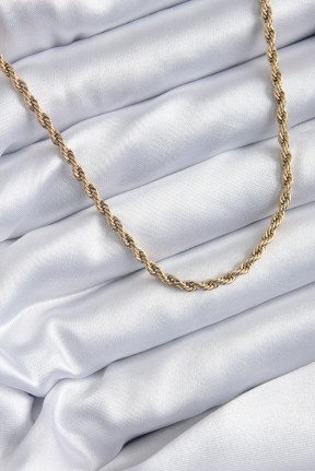 316l çelik Gold Renk 60 Cm Burgu Model Kadın Kolye 316l çelik Gold Renk 60 Cm Burgu Model Kadın Kolye