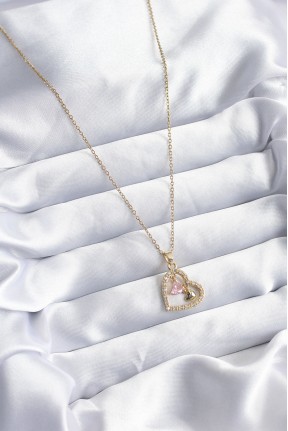 316l çelik Gold Renk Zincir Zirkon Taşlı Kalp Model Kadın Kolye 316l çelik Gold Renk Zincir Zirkon Taşlı Kalp Model Kadın Kolye