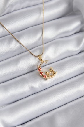 316l çelik Gold Renk Hilal Kedi Model Zirkon Taşlı Detay Kadın Kolye 316l çelik Gold Renk Hilal Kedi Model Zirkon Taşlı Detay Kadın Kolye