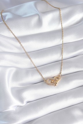 316l çelik Gold Renk Zirkon Taşlı Model Kadın Kolye 316l çelik Gold Renk Zirkon Taşlı Model Kadın Kolye