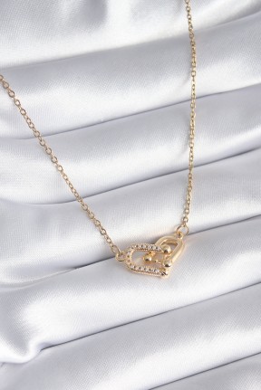316l çelik Gold Renk Zirkon Taşlı Model Kadın Kolye 316l çelik Gold Renk Zirkon Taşlı Model Kadın Kolye