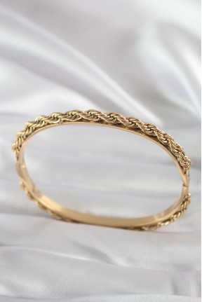 316l çelik Gold Renk Burgu Zincir Model Kadın Kelepçe 316l çelik Gold Renk Burgu Zincir Model Kadın Kelepçe