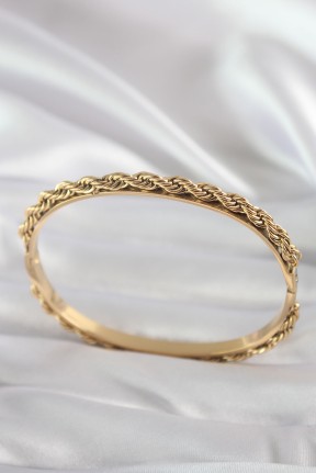 316l çelik Gold Renk Burgu Zincir Model Kadın Kelepçe 316l çelik Gold Renk Burgu Zincir Model Kadın Kelepçe