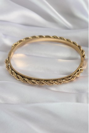 316l çelik Gold Renk Burgu Zincir Model Kadın Kelepçe 316l çelik Gold Renk Burgu Zincir Model Kadın Kelepçe
