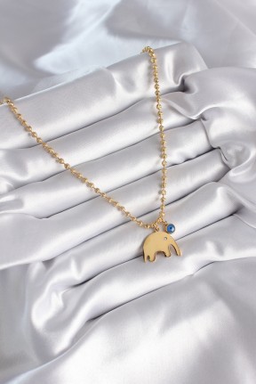 316l çelik Gold Renk Top Zincir Model Fil Figür Nazar Boncuk Detay Kadın Kolye 316l çelik Gold Renk Top Zincir Model Fil Figür Nazar Boncuk Detay Kadın Kolye