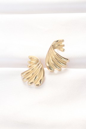 Pirinç Gold Renk Küpe Pirinç Gold Renk Küpe