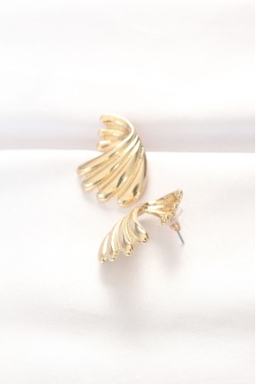 Pirinç Gold Renk Küpe Pirinç Gold Renk Küpe